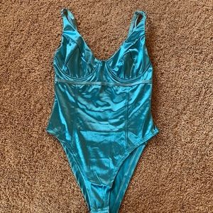 Satin bodysuit